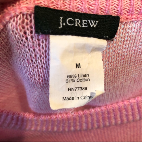 J.Crew Bright Pink Sweater, size medium - Picture 5 of 5